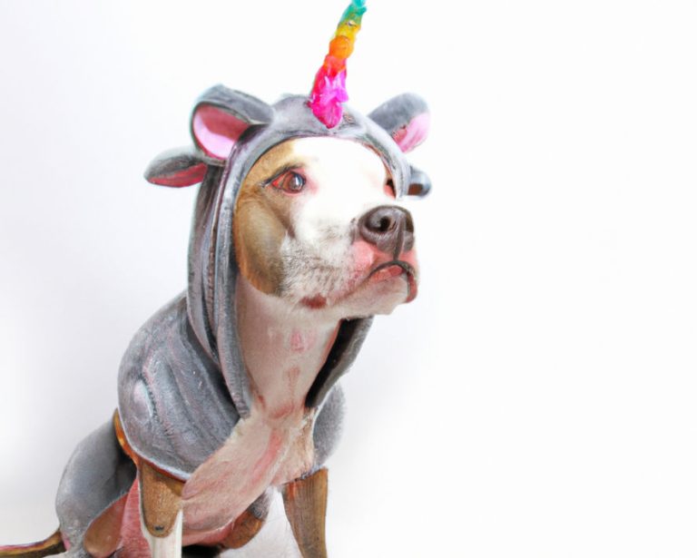 10 Adorable Pitbull Unicorn Costumes